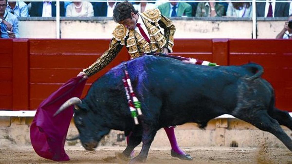 El diestro José Tomás, en la última corrida celebrada en la Monumental de Barcelona, en septiembre del 2011.