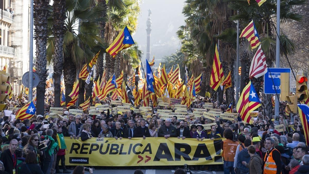 Manifestación de la ANC