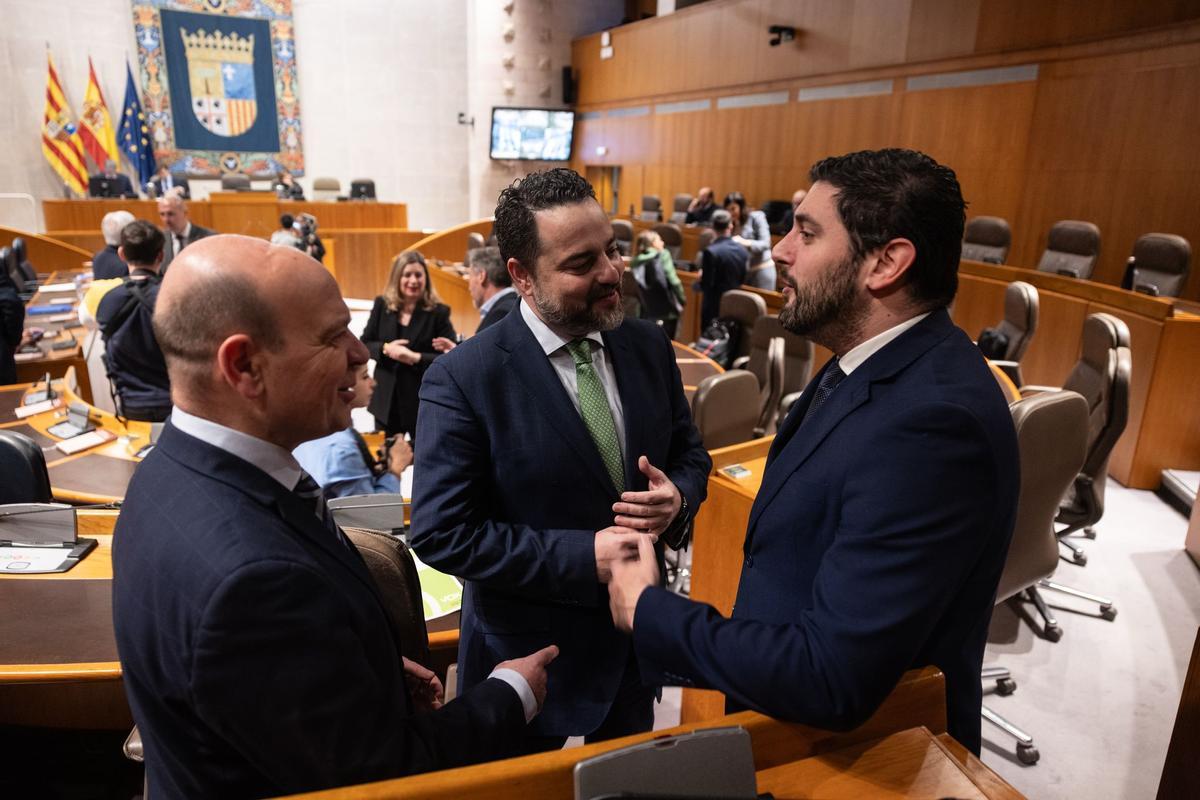 Diputados de Vox en las Cortes.