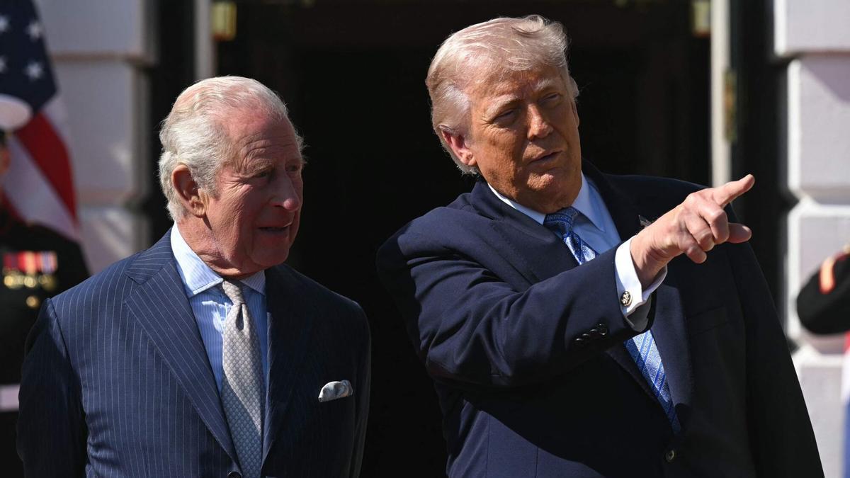 El rey Carlos III visita a Trump en la Casa Blanca