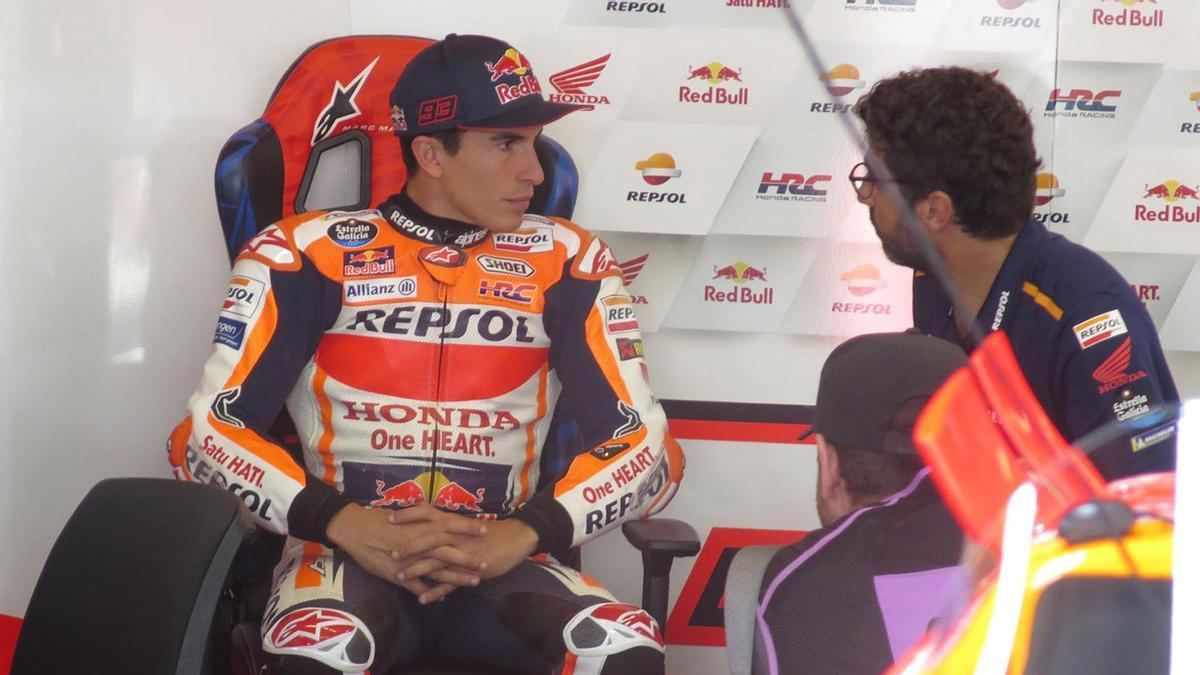 Márquez torna a caure i és dubte per al GP d’Alemanya Márquez torna a caure i és dubte per al GP d’Alemanya
