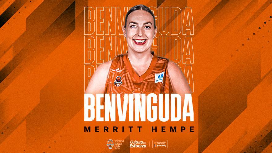 Oficial: Merritt Hempe, nueva jugadora del Valencia Basket