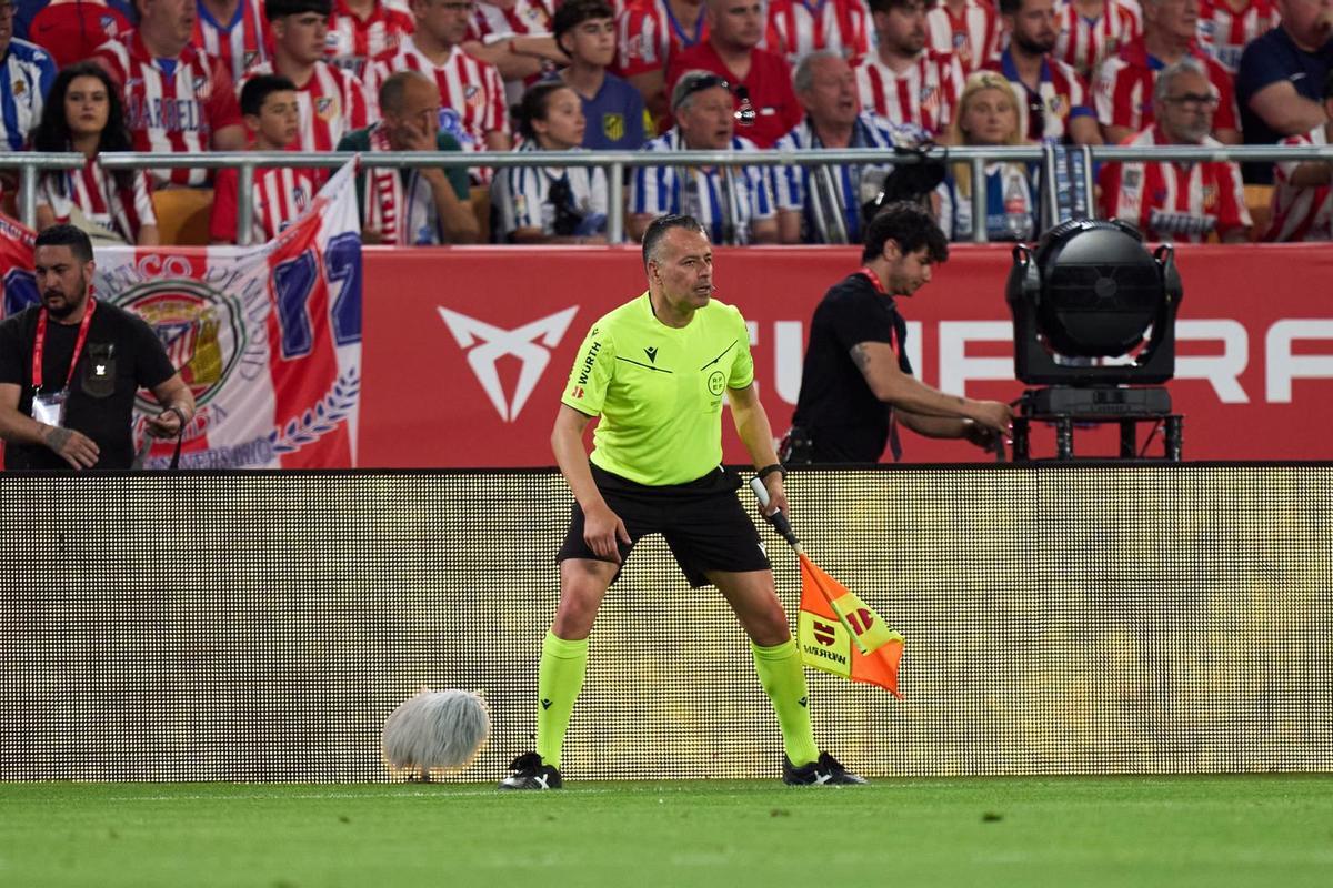 Jorge Bueno Mateo, durante la final de la Copa del Rey en La Cartuja.