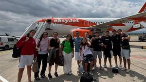 El Girona y el Martinenc se quedaron sin volar debido a problemas de la compa?a EasyJet