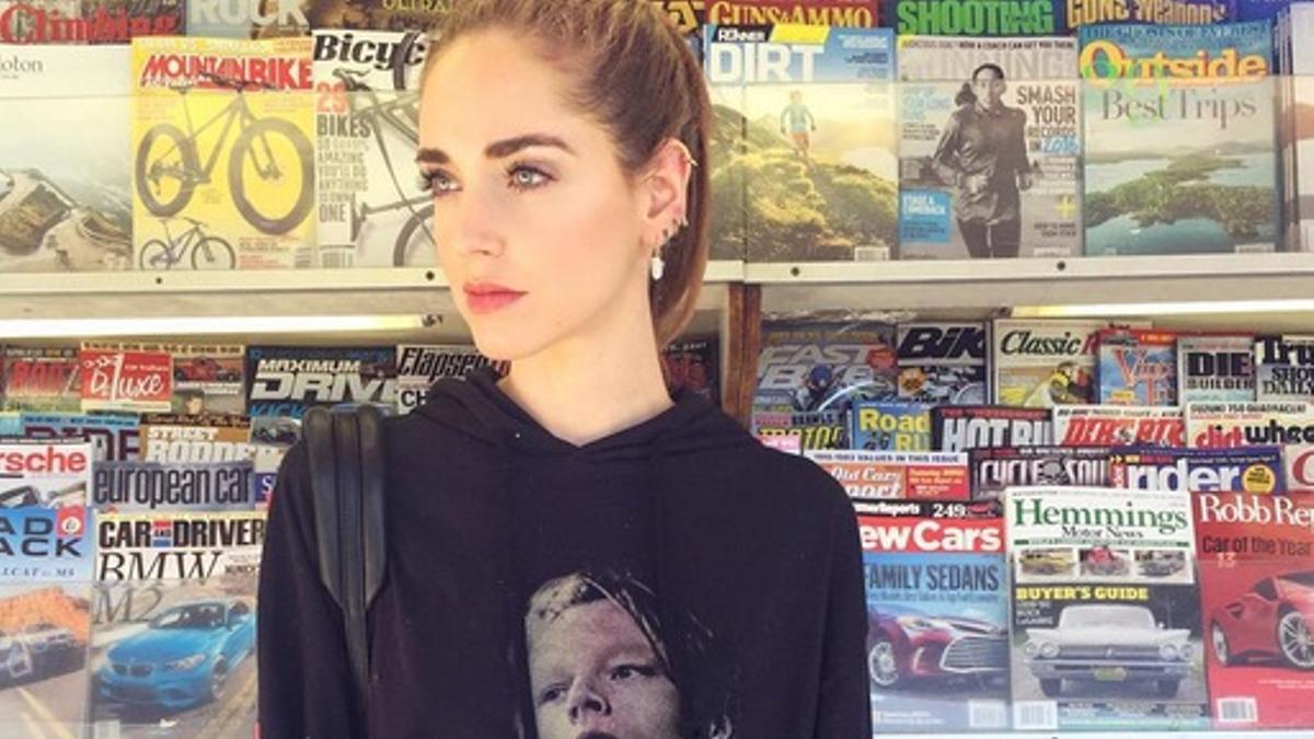 Chiara Ferragni con sudadera Titanic