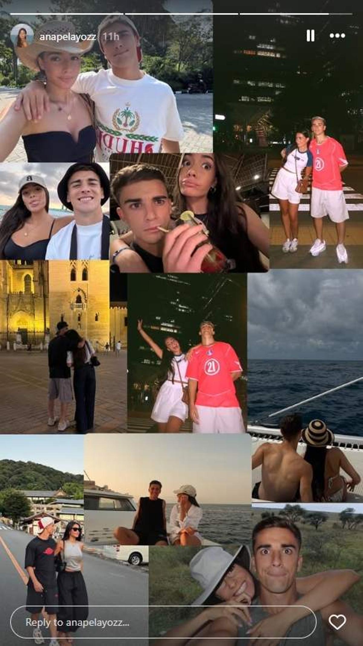 Felicitación a Gavi de su novia.