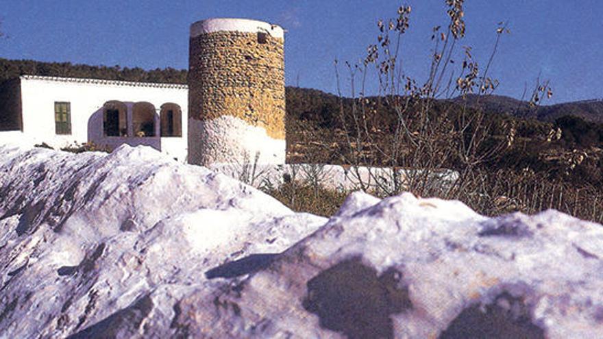 La cal sobre la piedra.