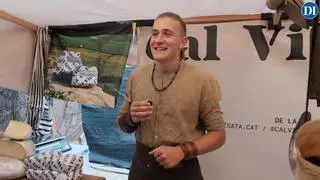Esteban, vendedor de quesos en la Ibiza Medieval:  “El ambiente aquí siempre es muy bueno”,