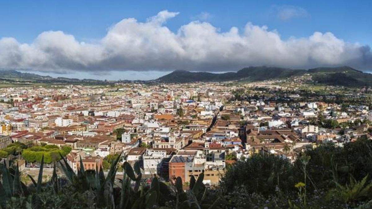 Una vista panorámica del casco de La Laguna.