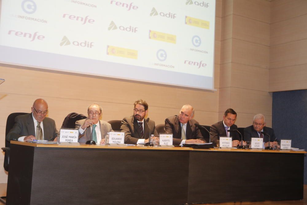 Jornada sobre el ferrocarril y su futuro en Alicante