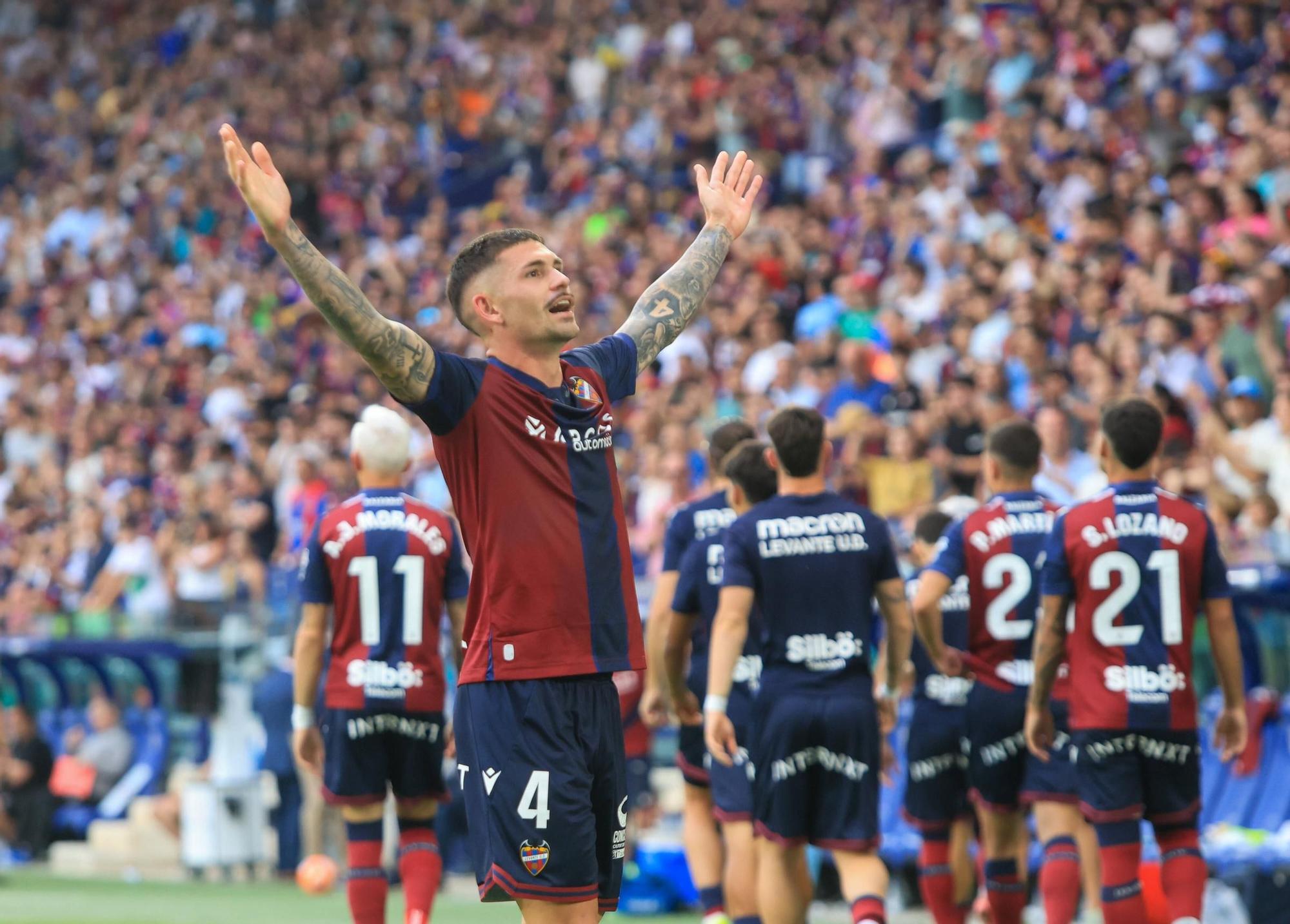Las mejores imágenes de la celebración del Levante en el Ciutat