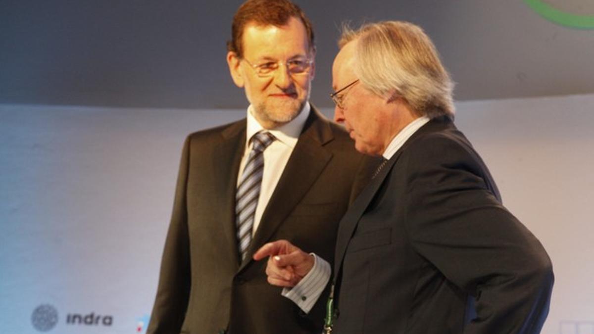 Mariano Rajoy y Josep Piqué