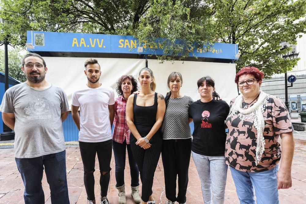 Los chiringuitos se preparan para San Mateo 2017