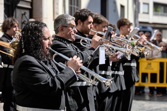 La Semana Santa de Gandia inicia el calendario de actividades con el pregón y la tamborrada