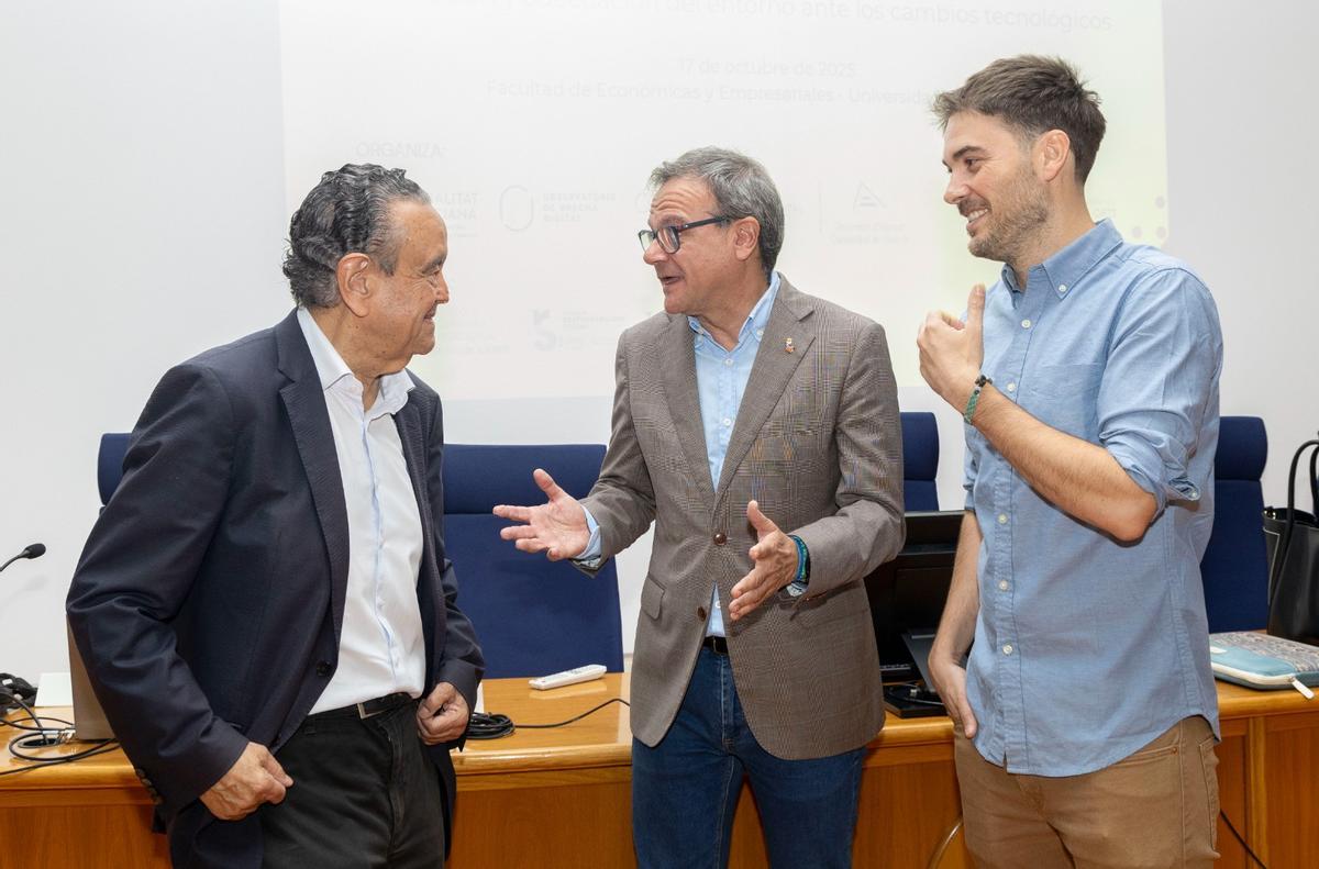 Andrés Pedreño en los minutos previos a la jornada