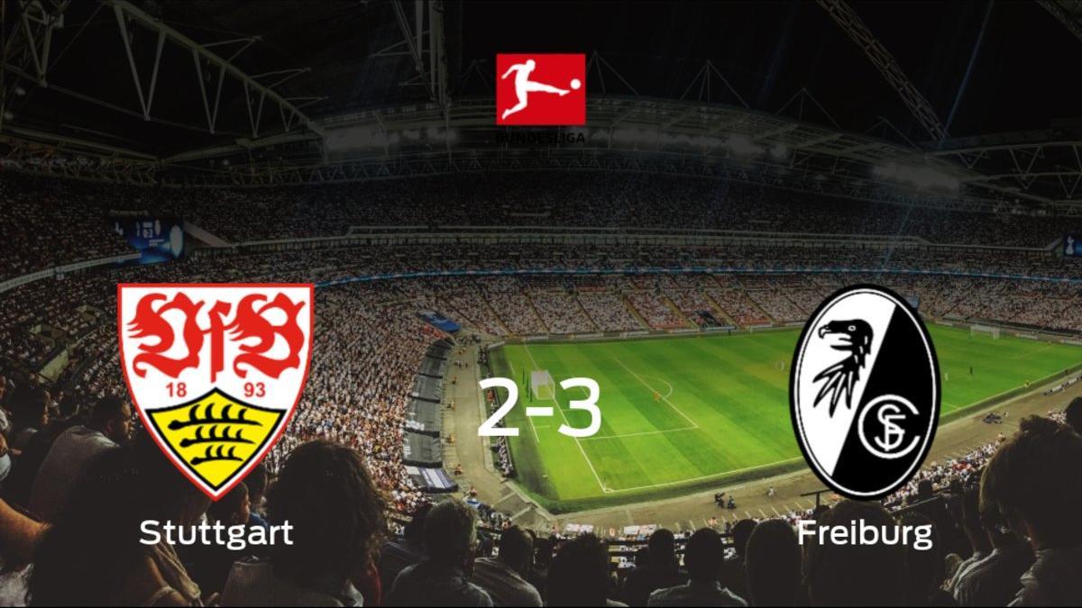 El SC Freiburg vence 2-3 en el estadio del Stuttgart