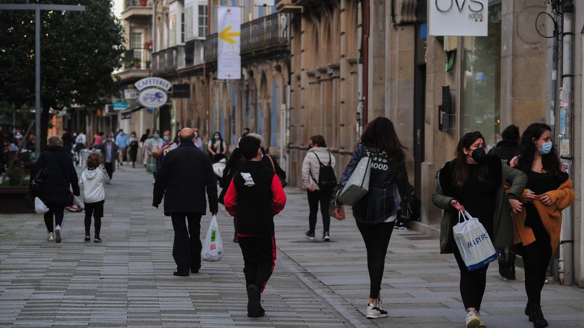 La céntrica calle Rey Daviña