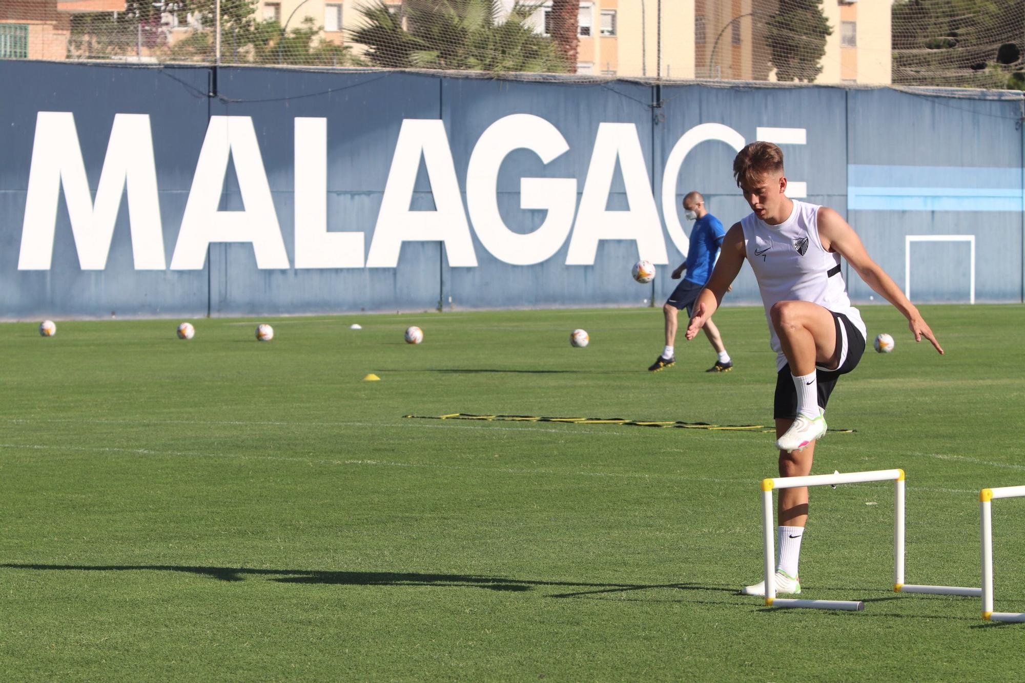 Primer entrenamiento del Málaga CF