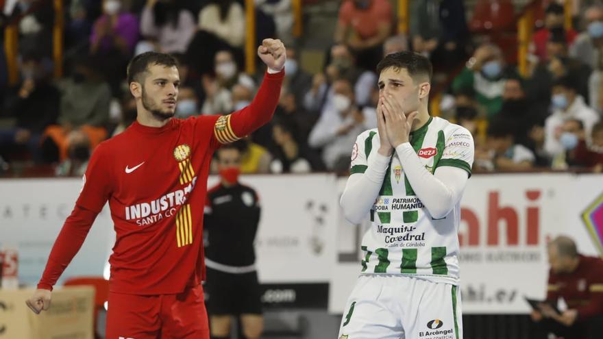 El Córdoba Futsal cae en la Copa ante el Santa Coloma