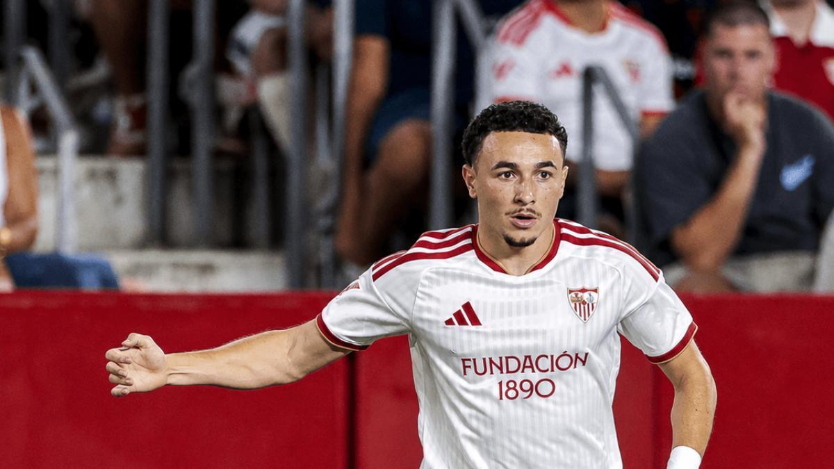 Rubén Vargas, durante el Sevilla Rayo de Liga