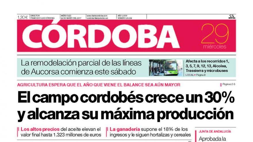 La portada de CÓRDOBA