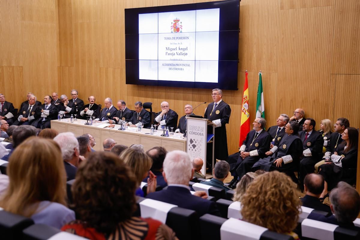 Toma de posesión del nuevo presidente de la Audiencia Provincial