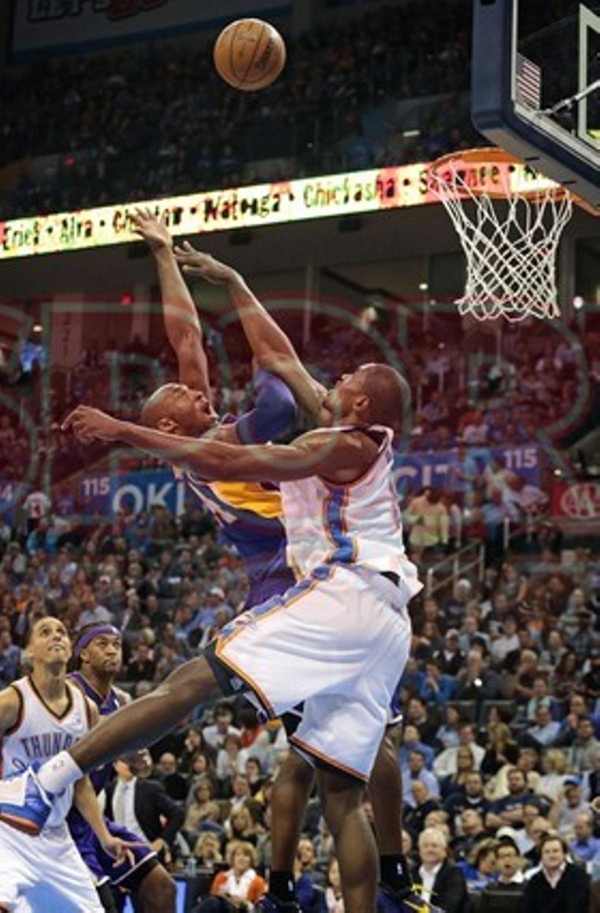 OKLAHOAM THUNDER, 114- LA LAKERS, 108