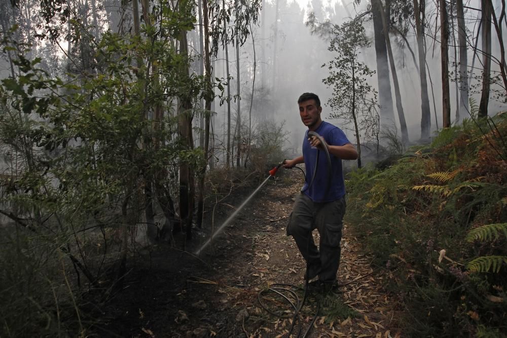 El fuego arrasa 6.000 Ha en Galicia en 4 días