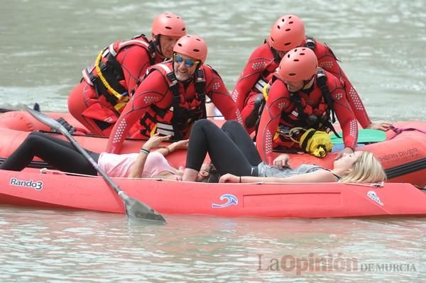 Simulacro en el río Segura