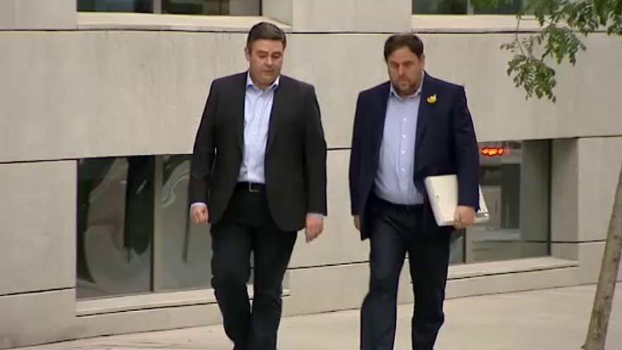 Junqueras e Iglesias: encuentro sin cristal ni límite de tiempo