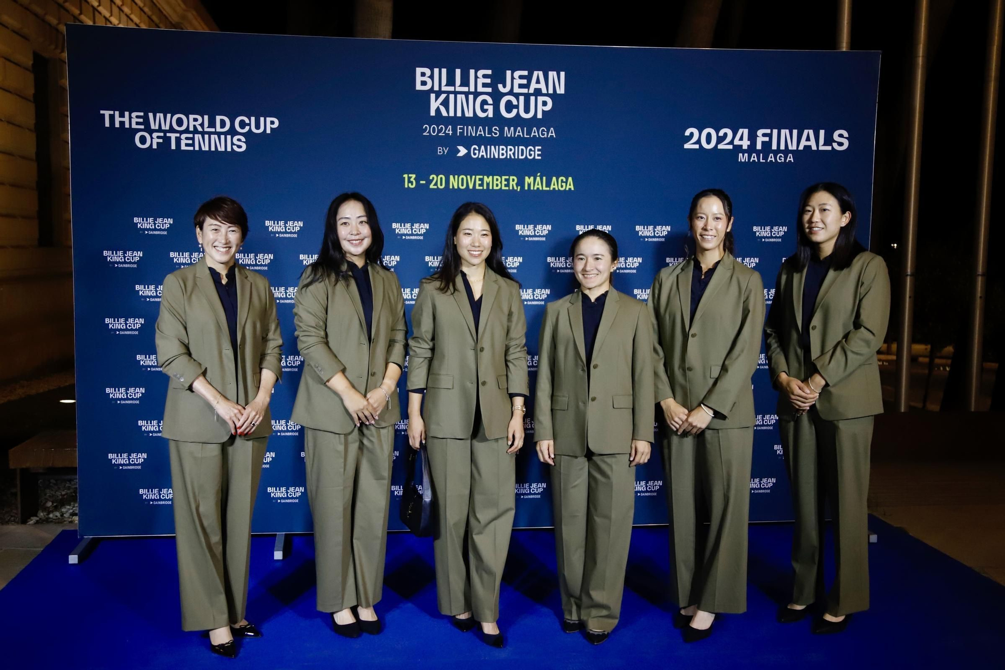 Alfombra roja Billie Jean King Cup en el Palacio Martín Carpena.