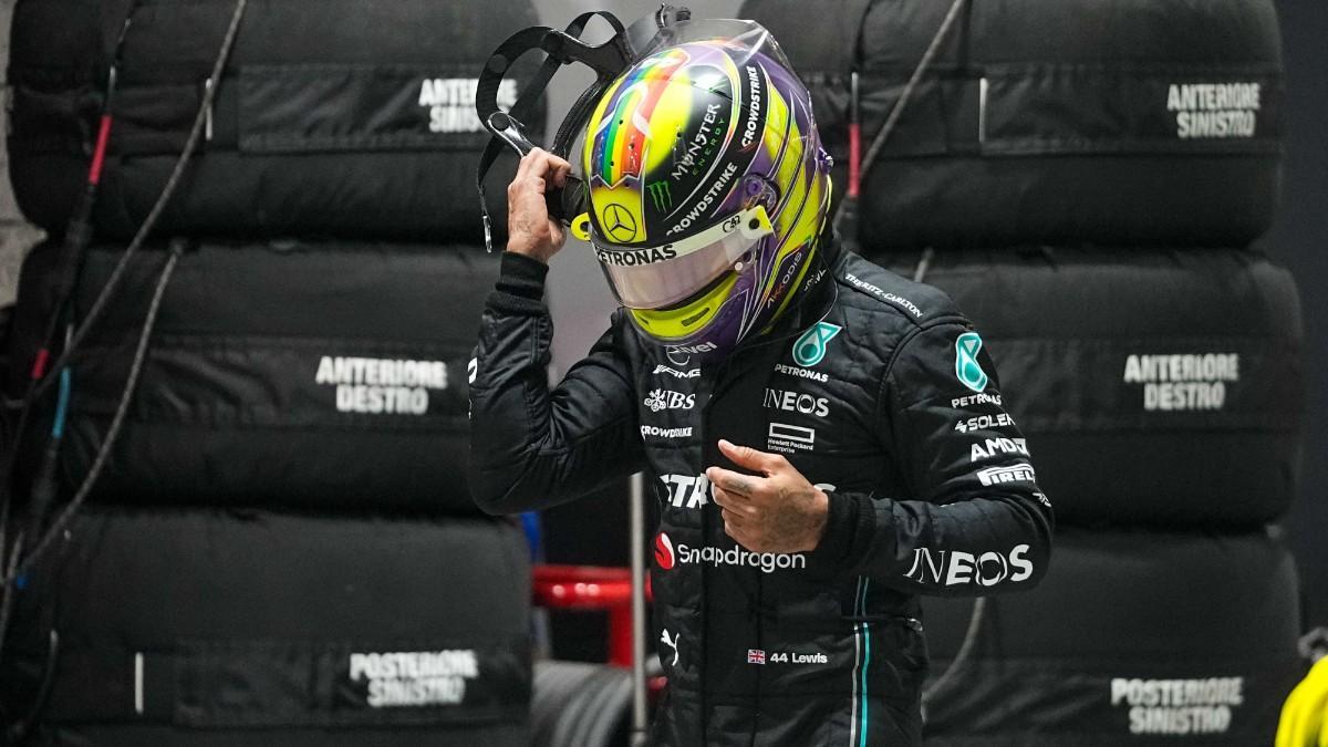 Lewis Hamilton, durante un GP el año pasado