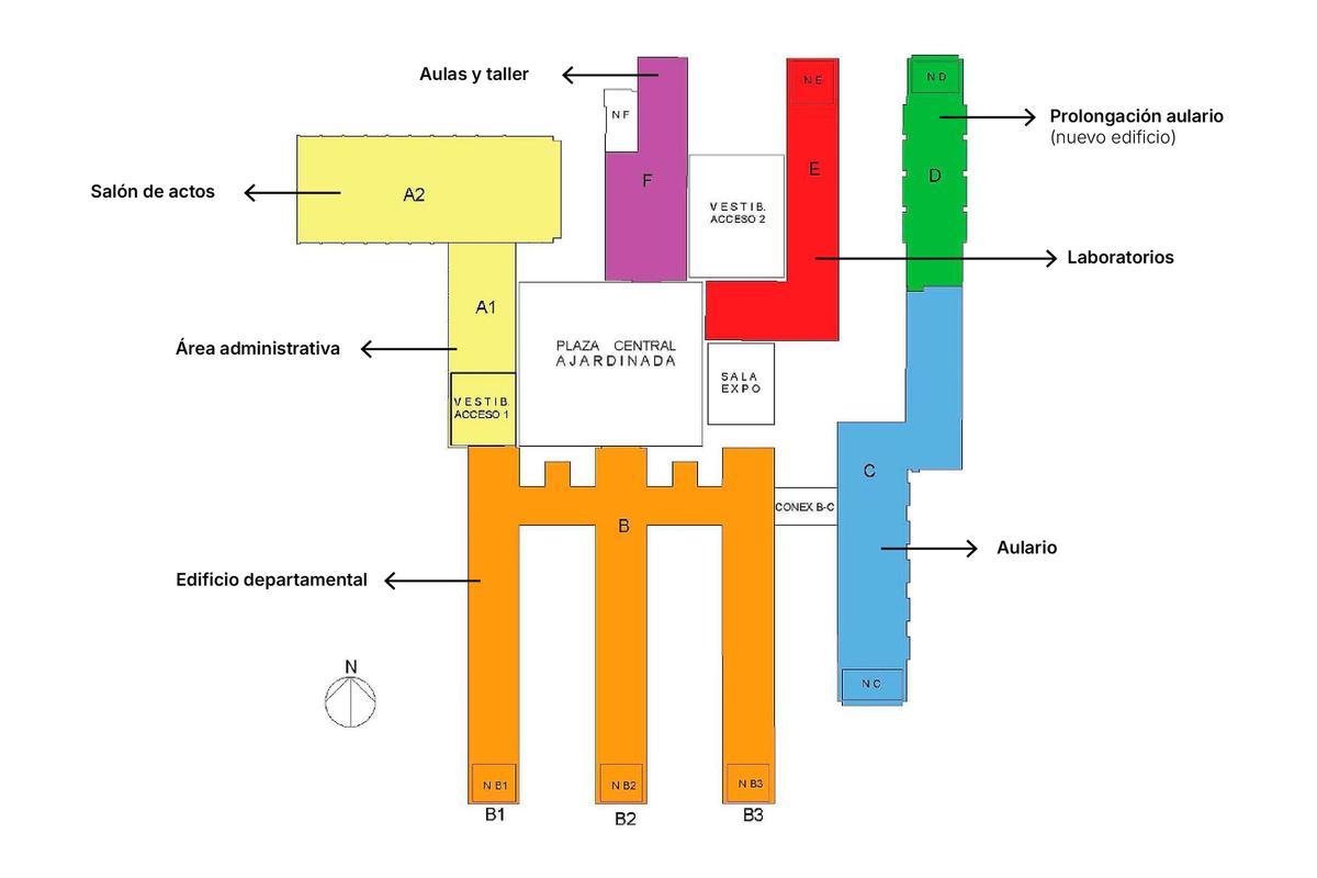 Imagen Planos nuevo campus Las Cristinas