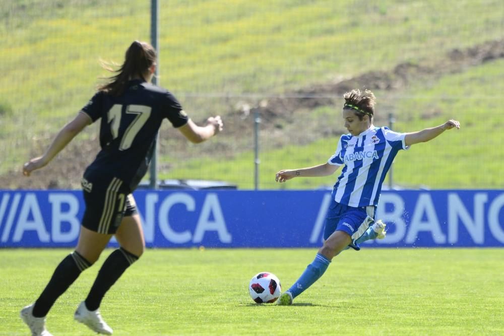 El Dépor Abanca golea 4-1 al Oviedo Moderno