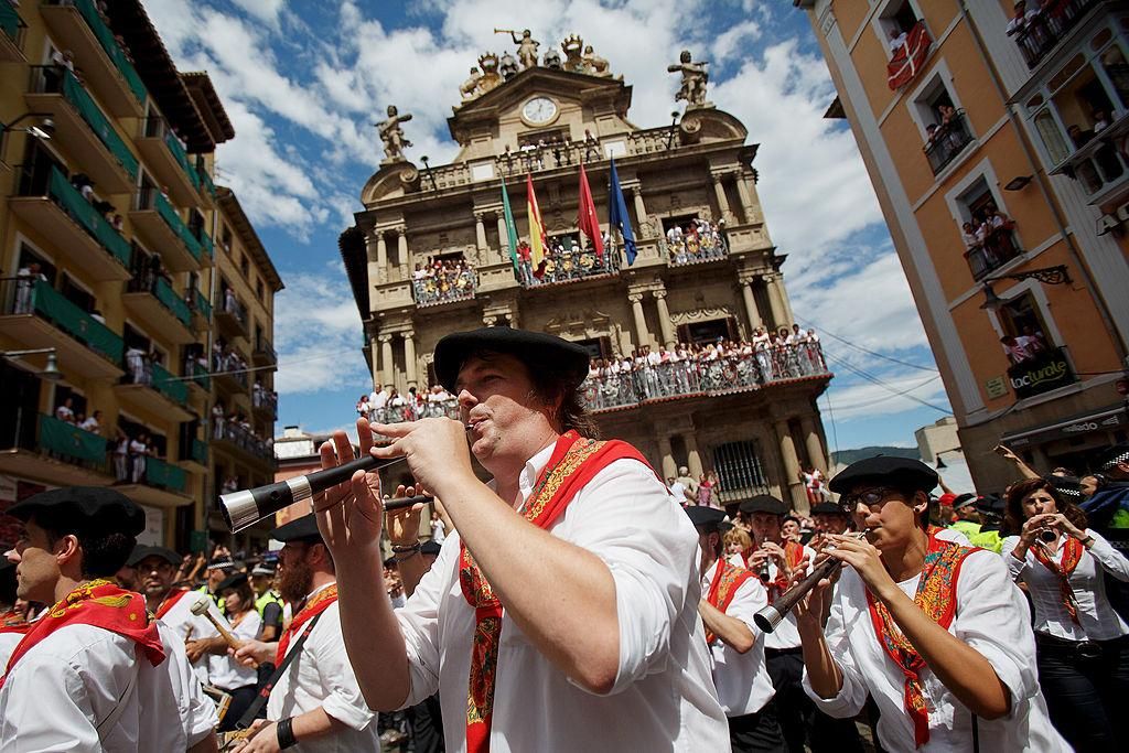 Gaiteros en San Fermín