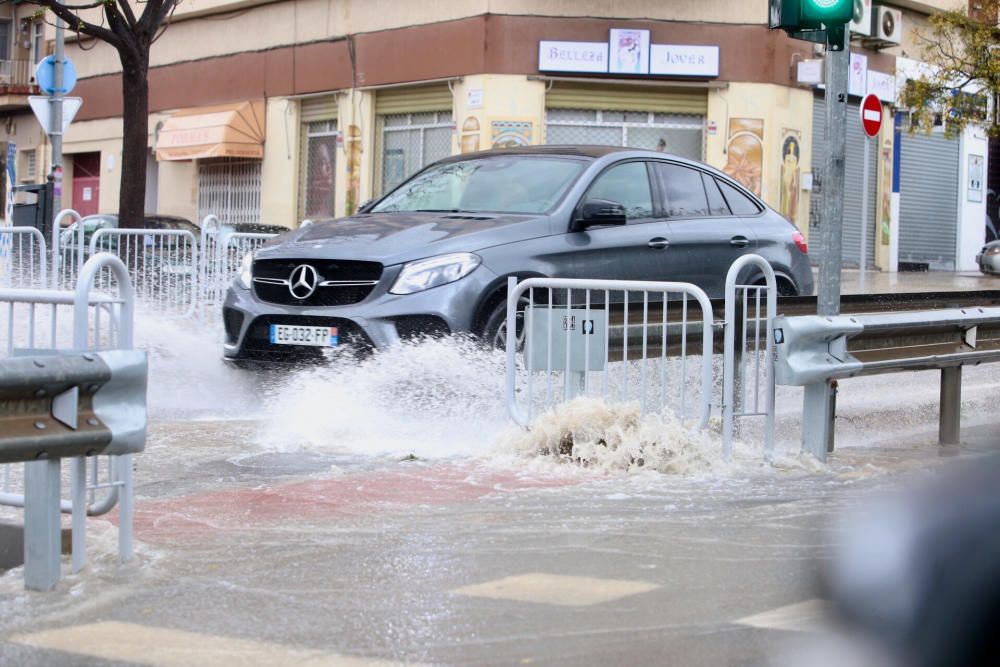 Tromba de agua en Alicante.