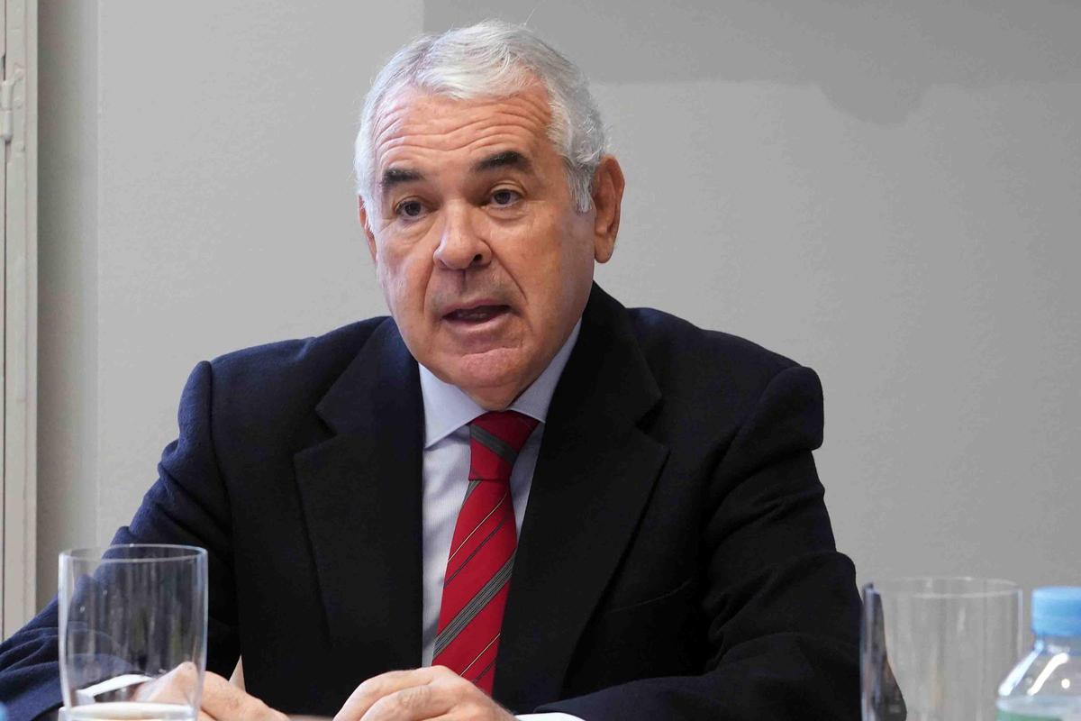 Pedro Navarro, presidente del Colegio de Médicos de Málaga.