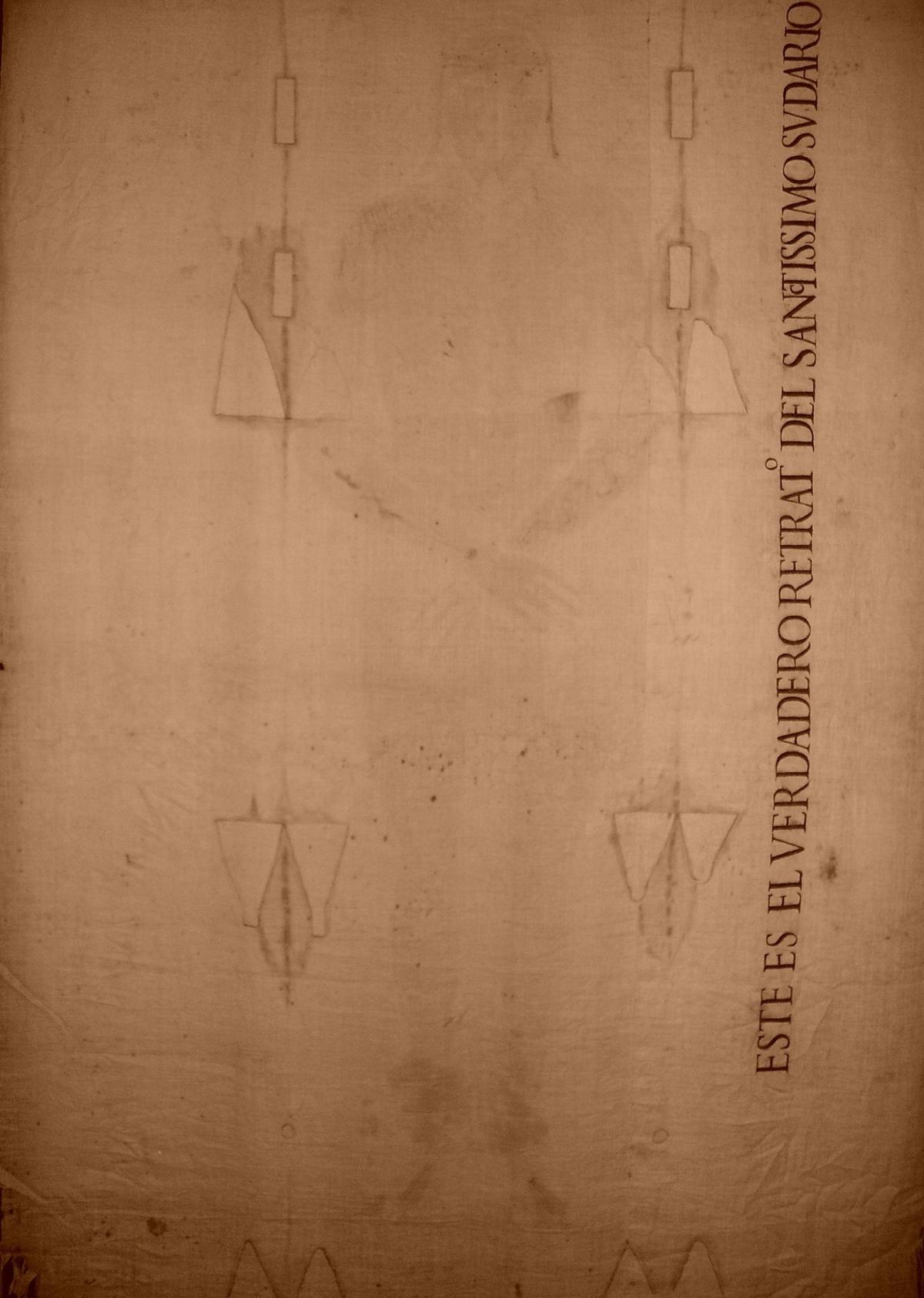 Copia "prácticamente exacta" de la Sábana Santa original