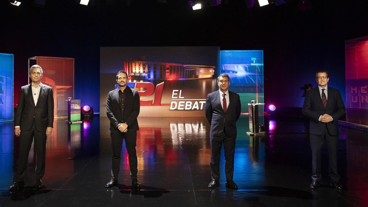 Los tres candidatos, en TV3