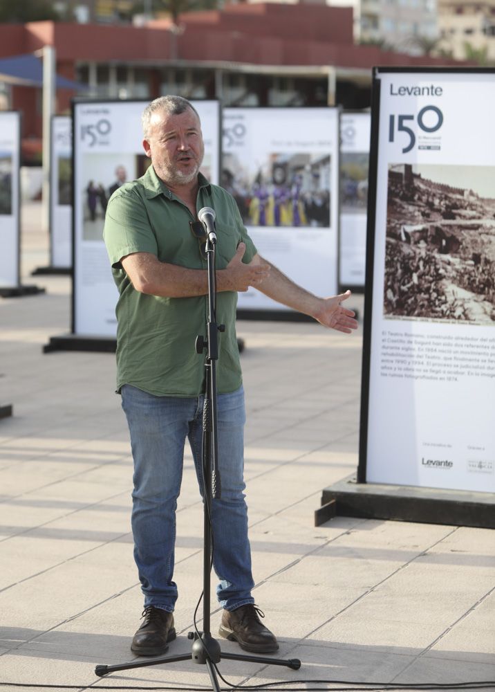 La exposición fotográfica de Camp de Morvedre, por el 150 aniversario de Levante-EMV, se traslada de Sagunt al Port de Sagunt.