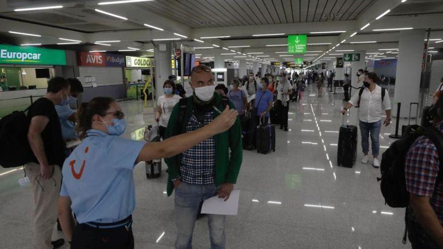 Llegada a Mallorca los primeros turistas alemanes tras el coronavirus el pasado mes de junio