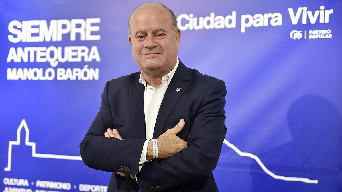 Manuel Barón, alcalde de Antequera y candidato del PP a la alcaldía