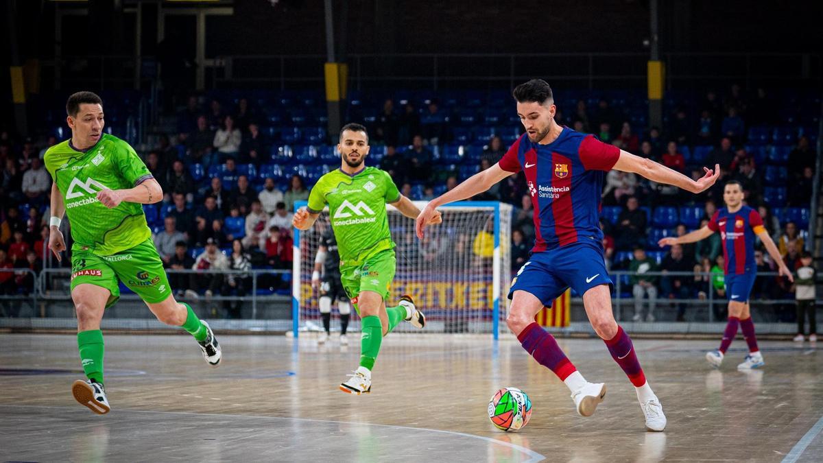 El Palma Futsal ha perdido ante un Barça con muchas bajas