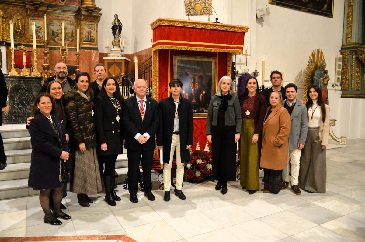 Presentación del cartel de Semana Santa de Fernán Núñez 2026, realizado por Antonio Luis Cosano.