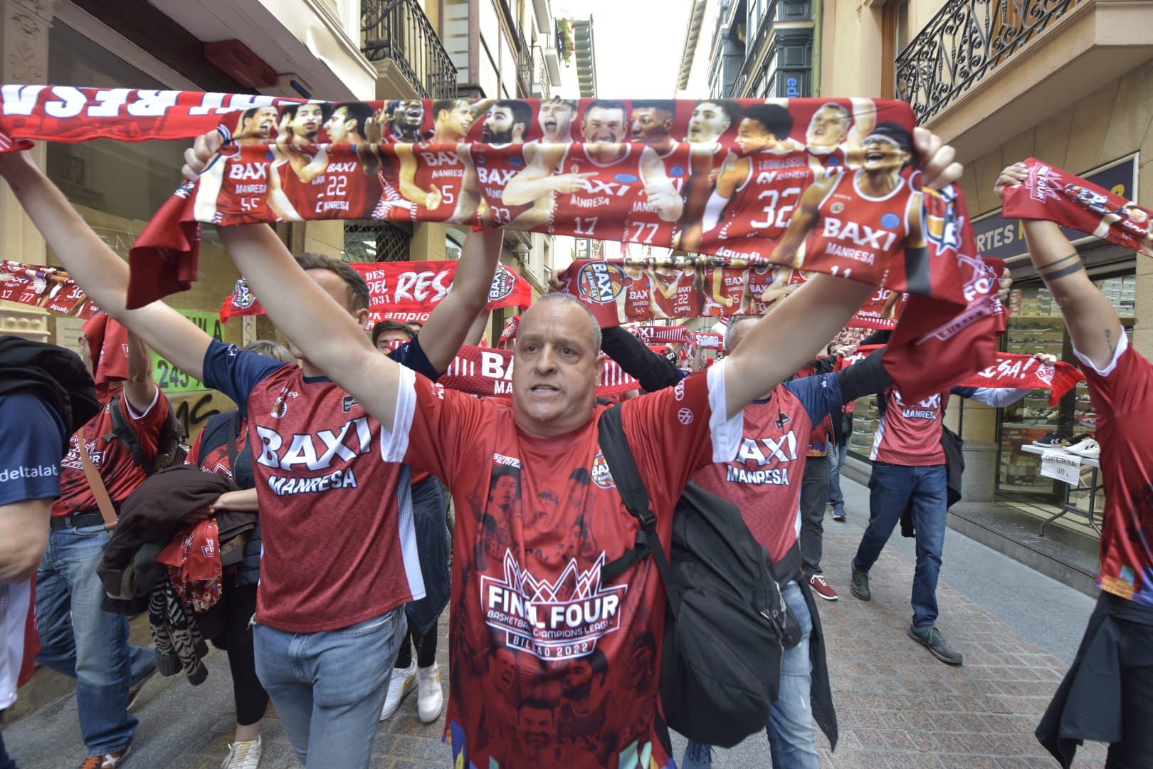 La festa prèvia al partit entre el Baxi i el Ludwigsburg