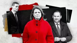Ahora muchos lo ven claro en el PSOE: Lastra fue "borrada de Ferraz" por la denuncia del "puterío" de Ábalos... y Cerdán tomó el poder