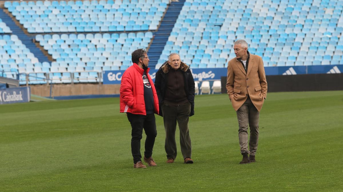 Violeta y Aguado en un momento de la entrevista con este diario el pasado 15 de marzo.