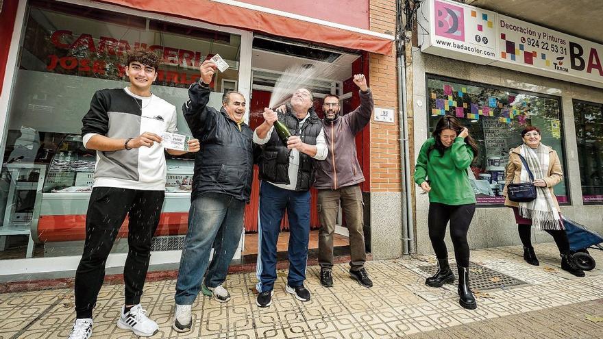 La suerte salpica a Extremadura con algo más de 3,1 millones de euros