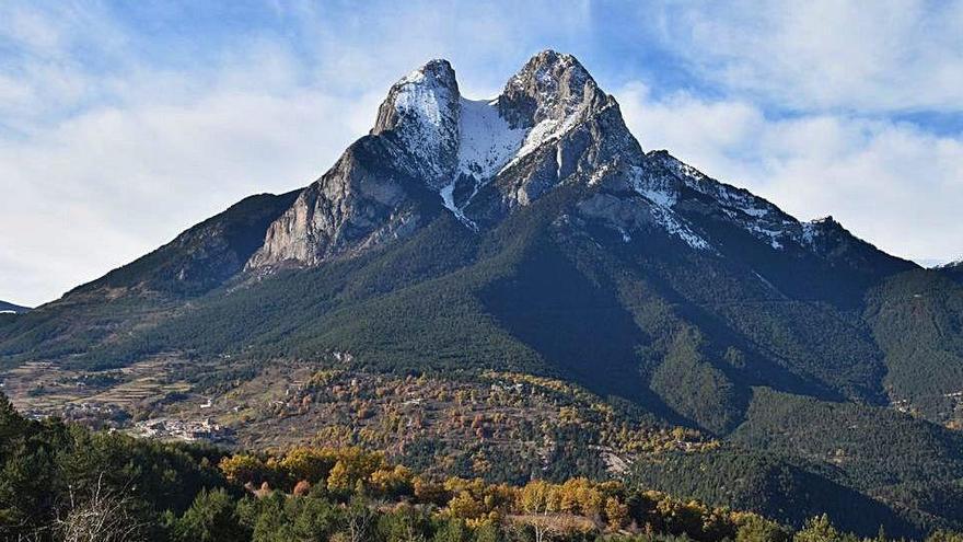 Vista del Pedraforca, un dels punts més emblemàtics del Cadí-Moixeró