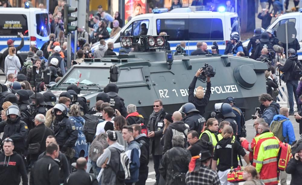 Marcha ultraderechista en Chemnitz